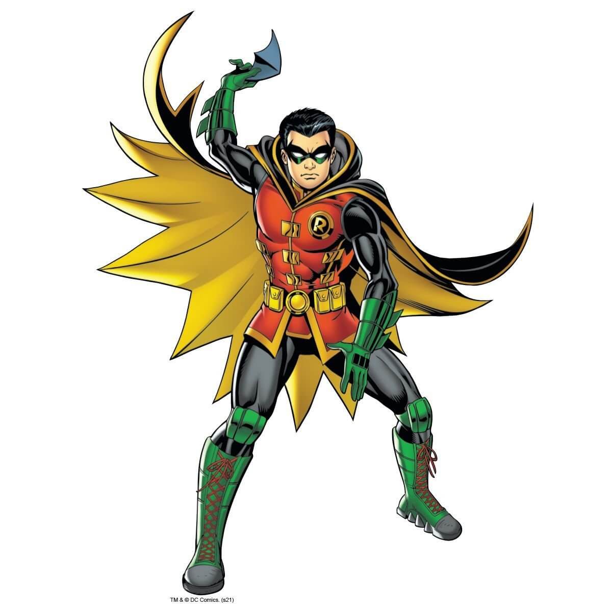 Kismet Decals Robin Primed for Combat Licensed Wall Sticker - Easy DIY Justice League Home & Room Decor Wall Art - Kismet Decals
