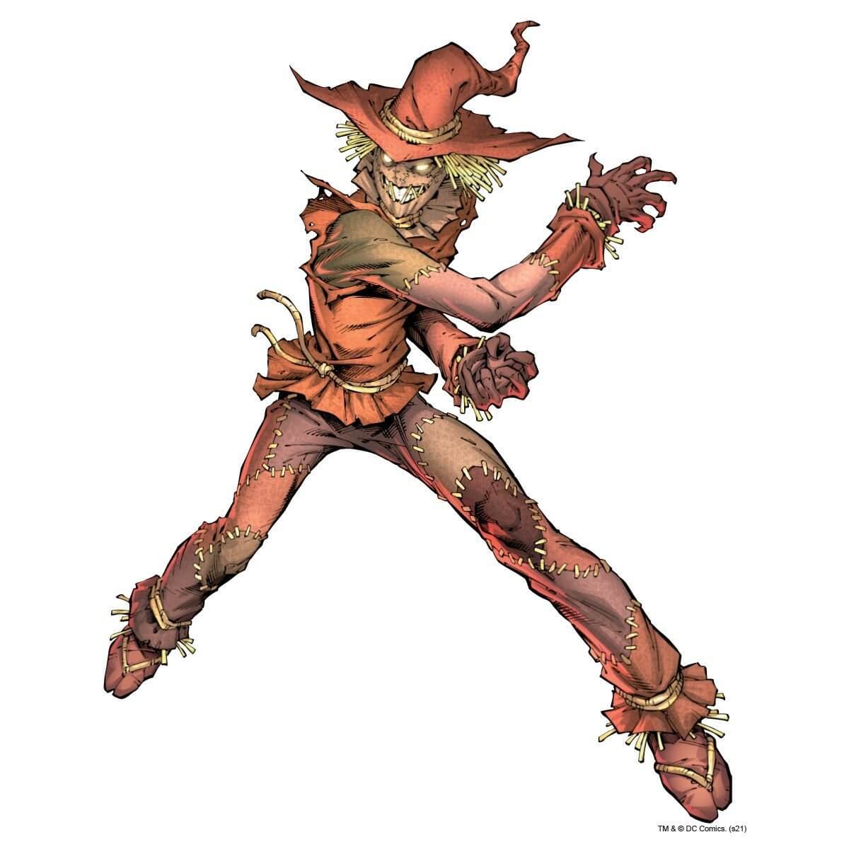 Kismet Decals Scarecrow Violent Dancing Licensed Wall Sticker - Easy DIY Justice League Home & Room Decor Wall Art - Kismet Decals
