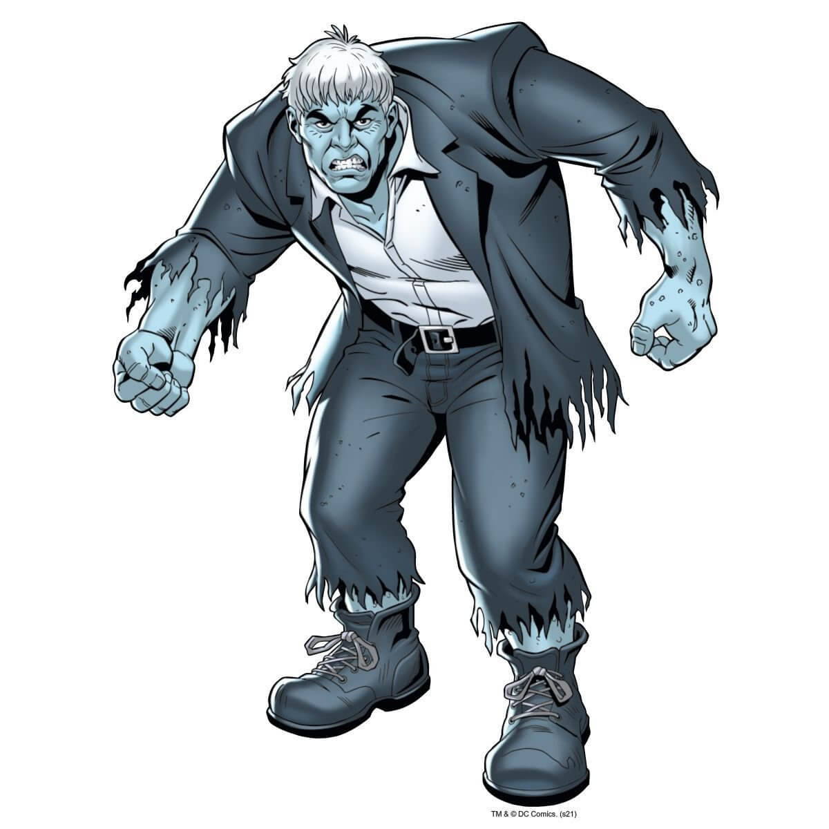 Kismet Decals Solomon Grundy Licensed Wall Sticker - Easy DIY Justice League Home & Room Decor Wall Art - Kismet Decals