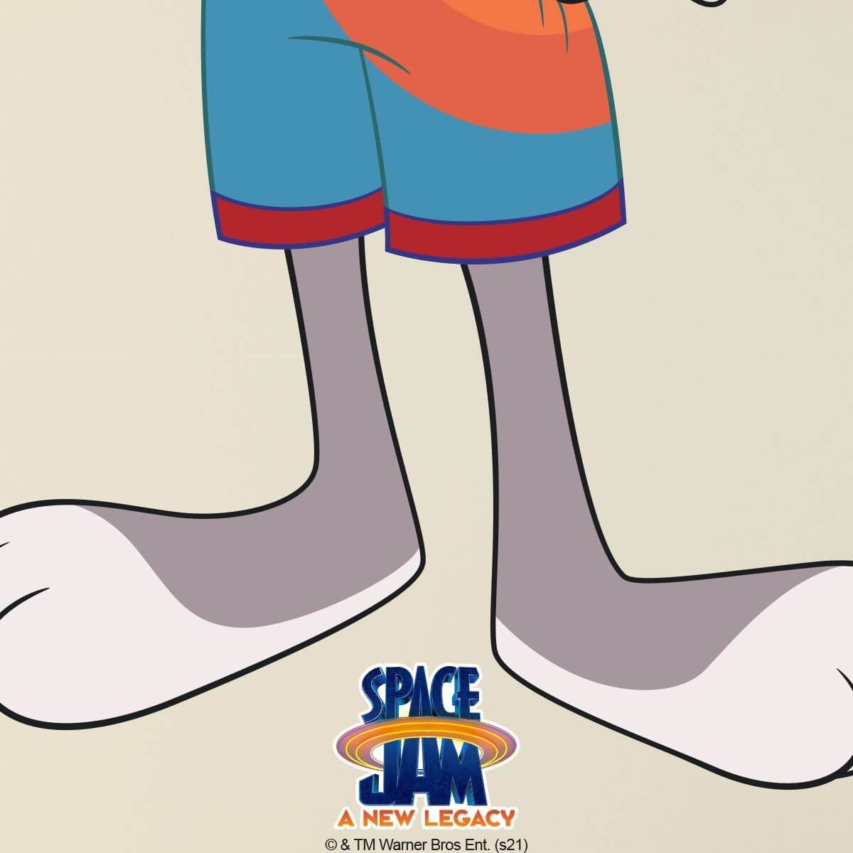 Kismet Decals Space Jam: A New Legacy Bugs Bunny Skills Licensed Wall Sticker - Easy DIY Looney Tunes Home & Room Decor - Kismet Decals