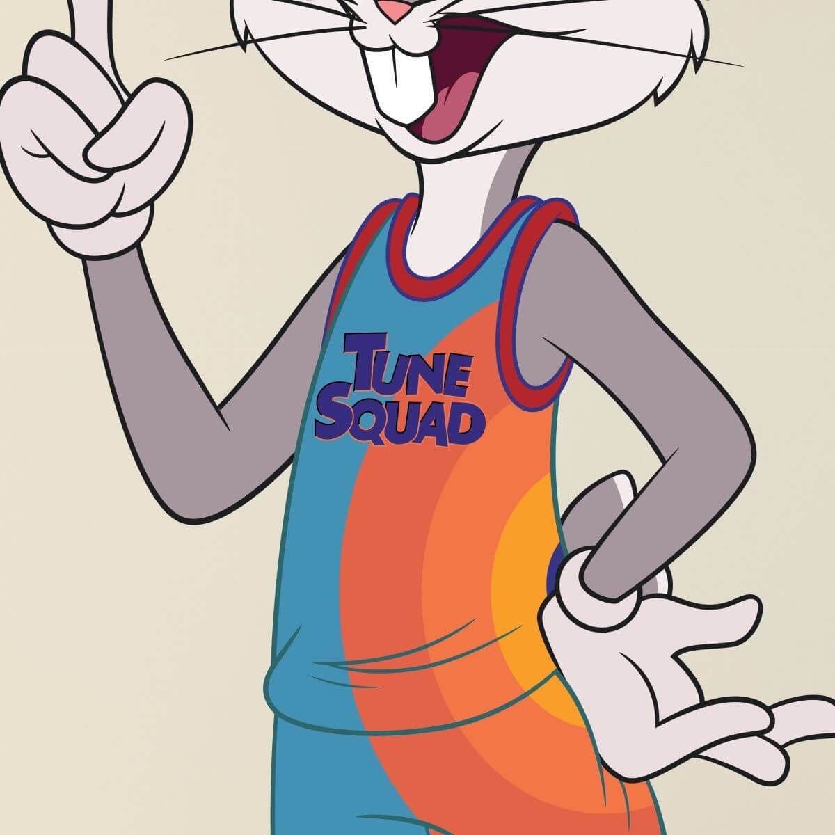 Kismet Decals Space Jam: A New Legacy Bugs Bunny Skills Licensed Wall Sticker - Easy DIY Looney Tunes Home & Room Decor - Kismet Decals