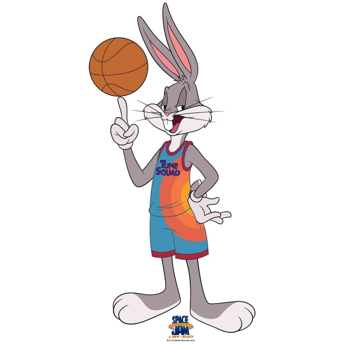 Kismet Decals Space Jam: A New Legacy Bugs Bunny Skills Licensed Wall Sticker - Easy DIY Looney Tunes Home & Room Decor - Kismet Decals