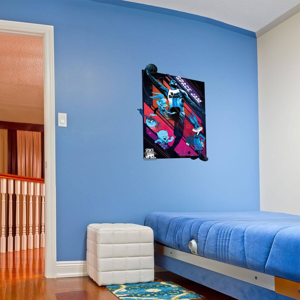 Kismet Decals Space Jam: A New Legacy LeBron & Squad Licensed Wall Sticker - Easy DIY Looney Tunes Home & Room Decor - Kismet Decals