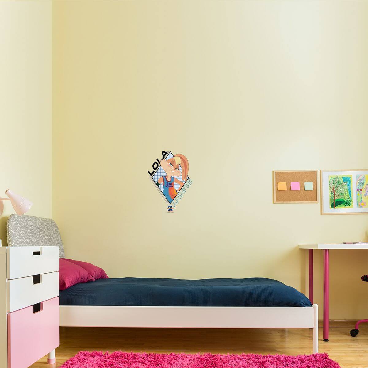 Kismet Decals Space Jam: A New Legacy Lola Bunny Licensed Wall Sticker - Easy DIY Looney Tunes Home & Room Decor - Kismet Decals