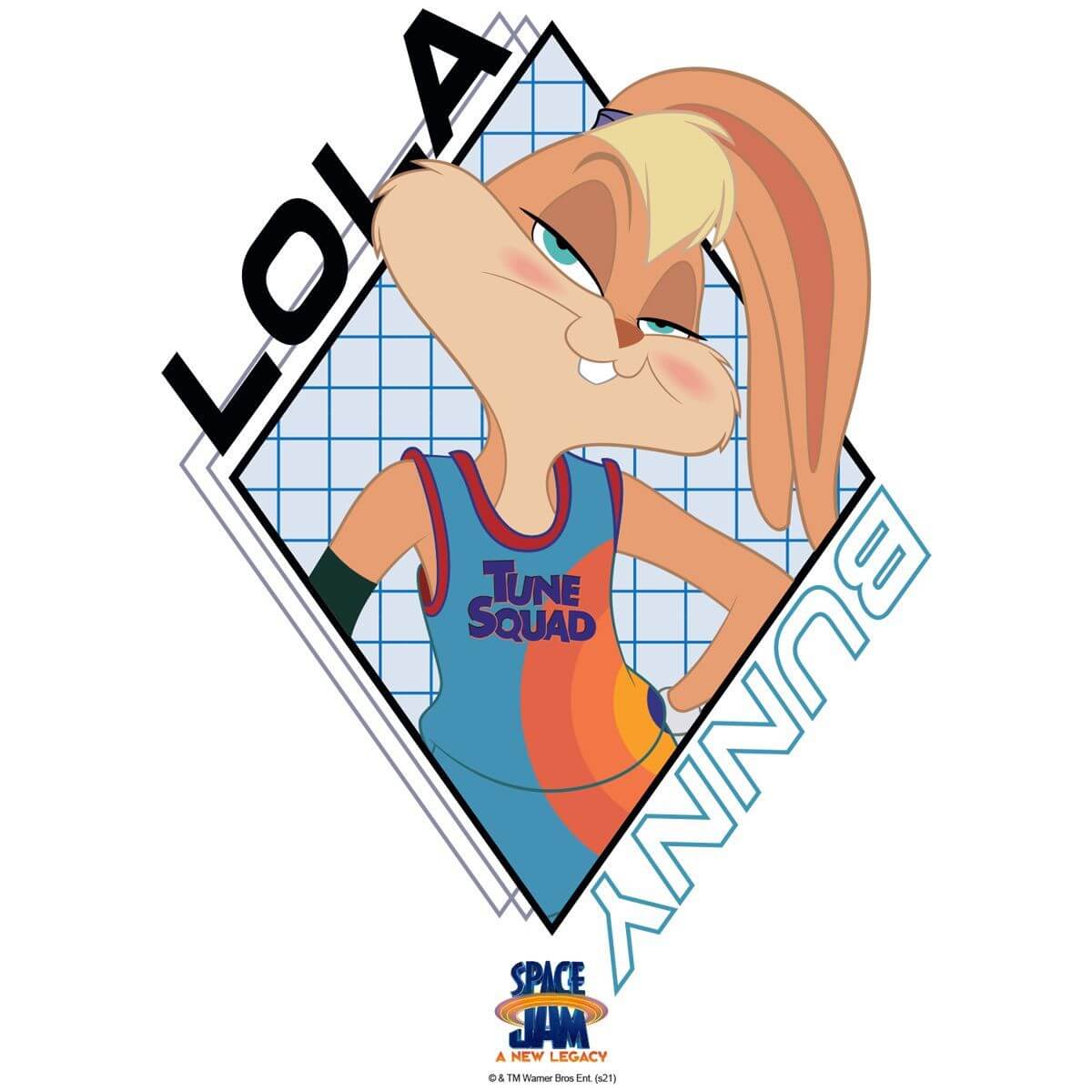 Kismet Decals Space Jam: A New Legacy Lola Bunny Licensed Wall Sticker - Easy DIY Looney Tunes Home & Room Decor - Kismet Decals
