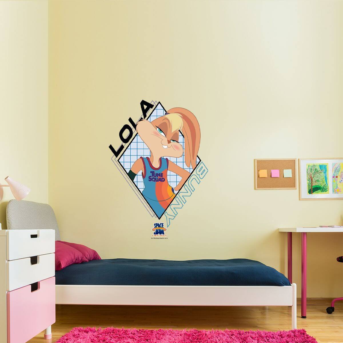 Kismet Decals Space Jam: A New Legacy Lola Bunny Licensed Wall Sticker - Easy DIY Looney Tunes Home & Room Decor - Kismet Decals