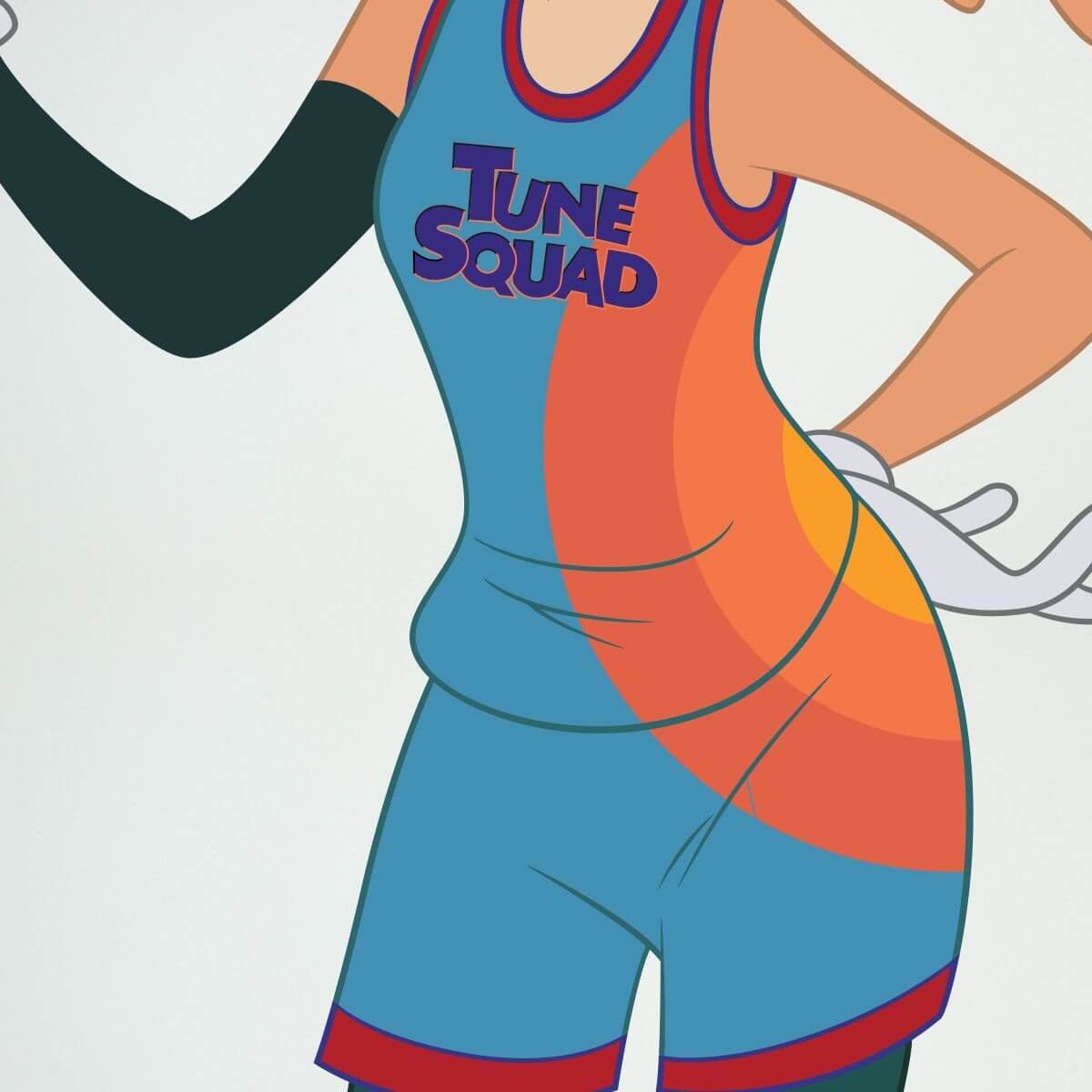 Kismet Decals Space Jam: A New Legacy Lola Bunny Skills Licensed Wall Sticker - Easy DIY Looney Tunes Home & Room Decor - Kismet Decals