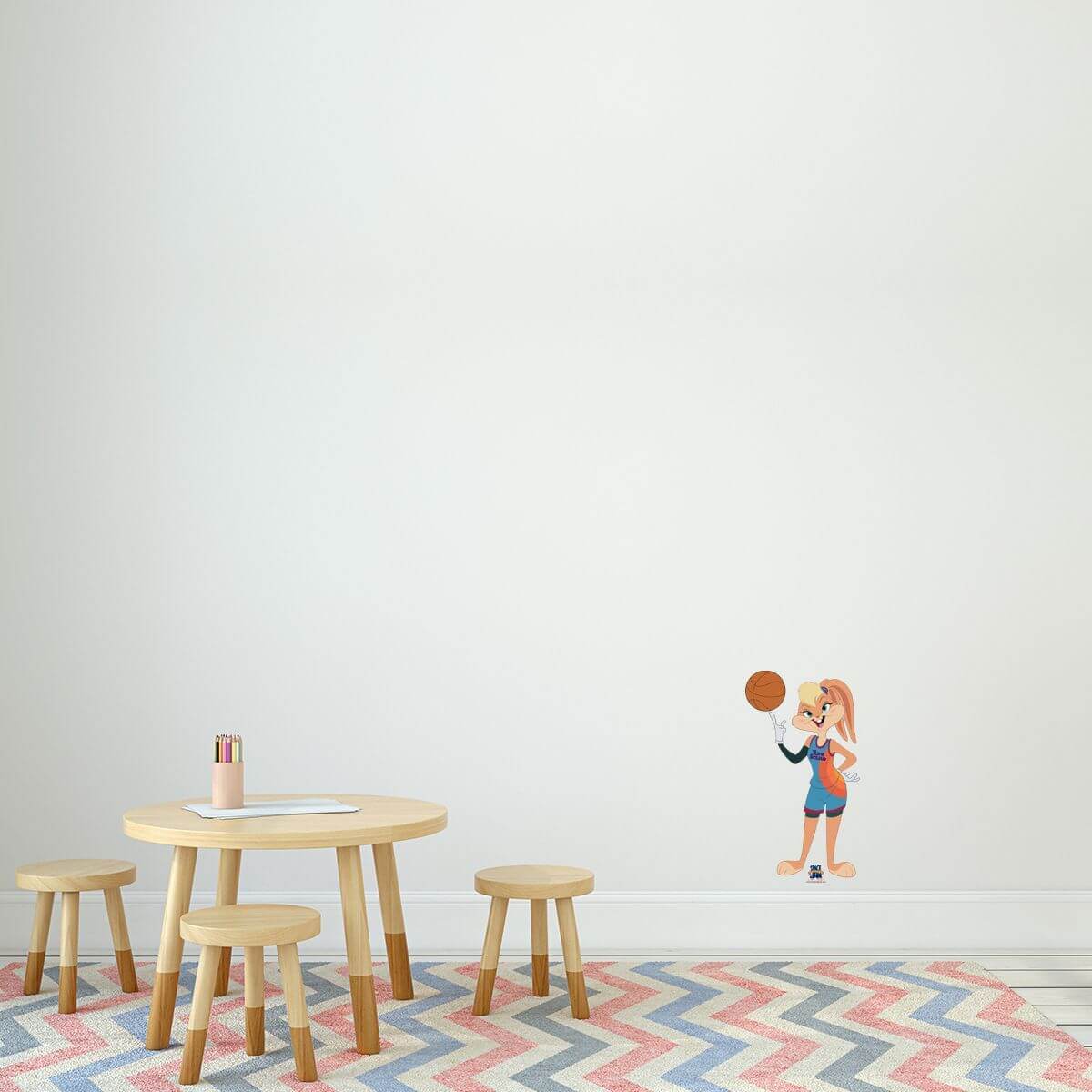 Kismet Decals Space Jam: A New Legacy Lola Bunny Skills Licensed Wall Sticker - Easy DIY Looney Tunes Home & Room Decor - Kismet Decals
