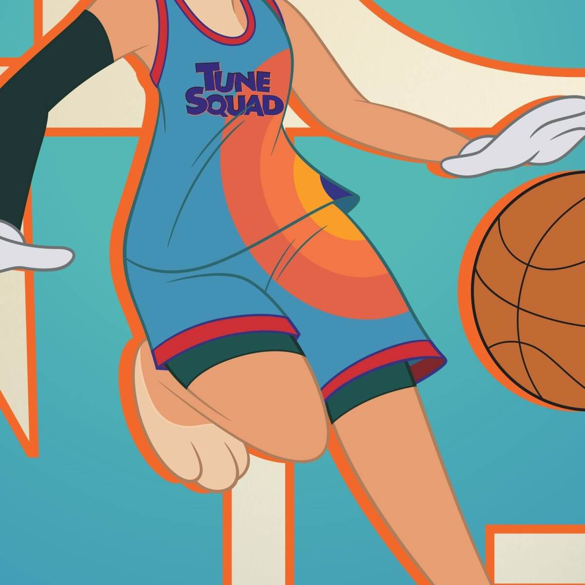 Kismet Decals Space Jam: A New Legacy Lola Bunny Star Licensed Wall Sticker - Easy DIY Looney Tunes Home & Room Decor - Kismet Decals