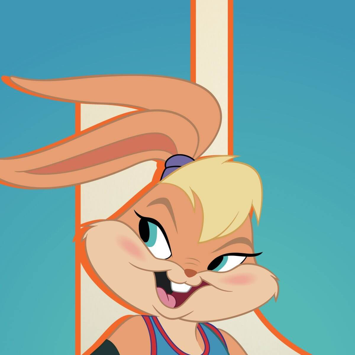 Kismet Decals Space Jam: A New Legacy Lola Bunny Star Licensed Wall Sticker - Easy DIY Looney Tunes Home & Room Decor - Kismet Decals