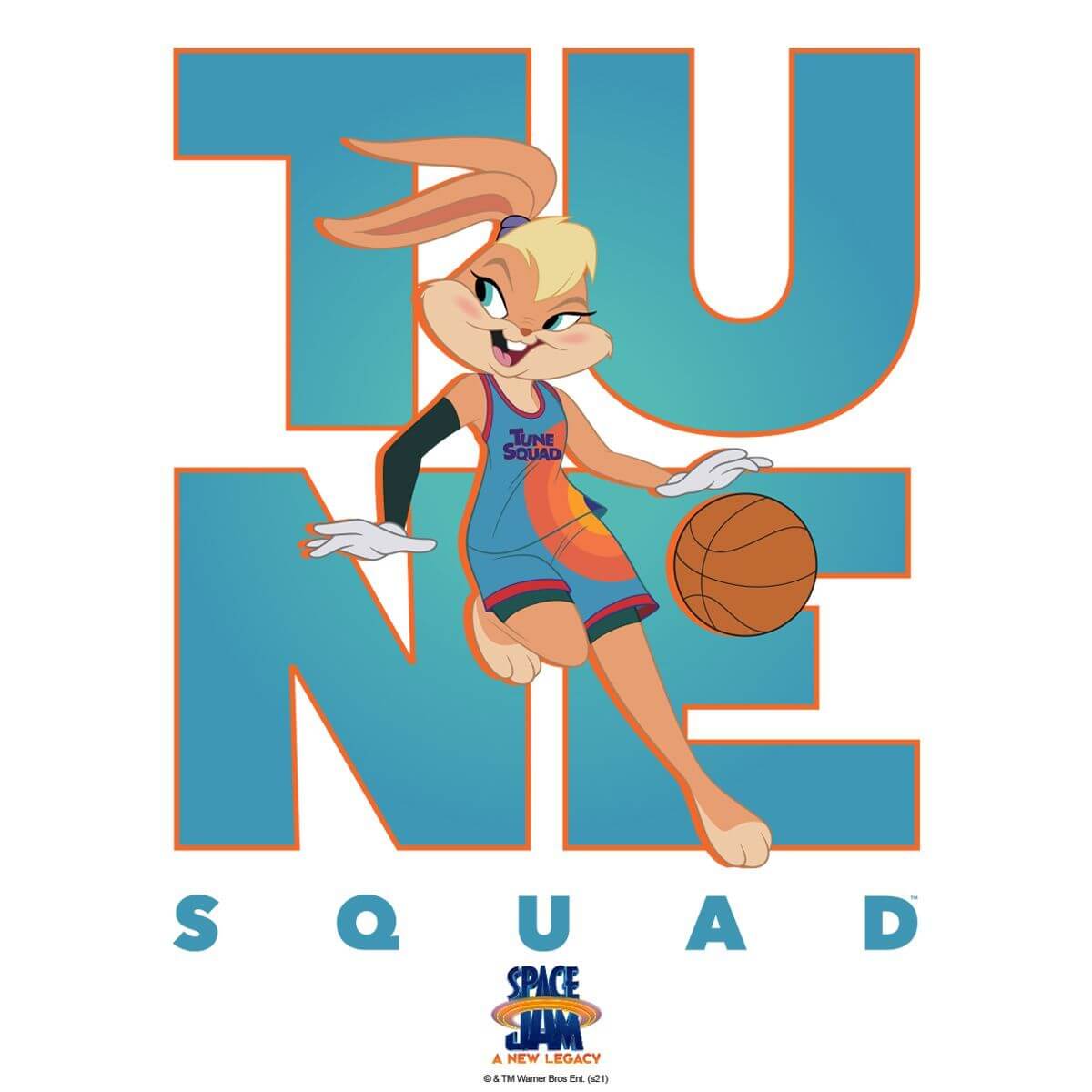 Kismet Decals Space Jam: A New Legacy Lola Bunny Star Licensed Wall Sticker - Easy DIY Looney Tunes Home & Room Decor - Kismet Decals