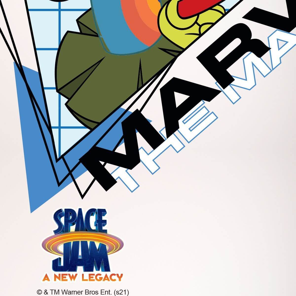 Kismet Decals Space Jam: A New Legacy Marvin the Martian Licensed Wall Sticker - Easy DIY Looney Tunes Home & Room Decor - Kismet Decals