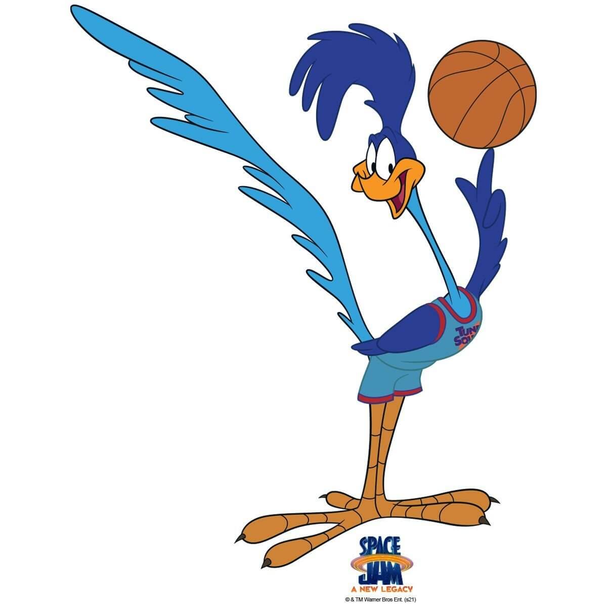 Kismet Decals Space Jam: A New Legacy Road Runner Licensed Wall Sticker - Easy DIY Looney Tunes Home & Room Decor - Kismet Decals