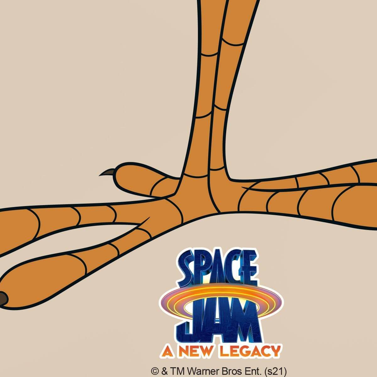 Kismet Decals Space Jam: A New Legacy Road Runner Licensed Wall Sticker - Easy DIY Looney Tunes Home & Room Decor - Kismet Decals