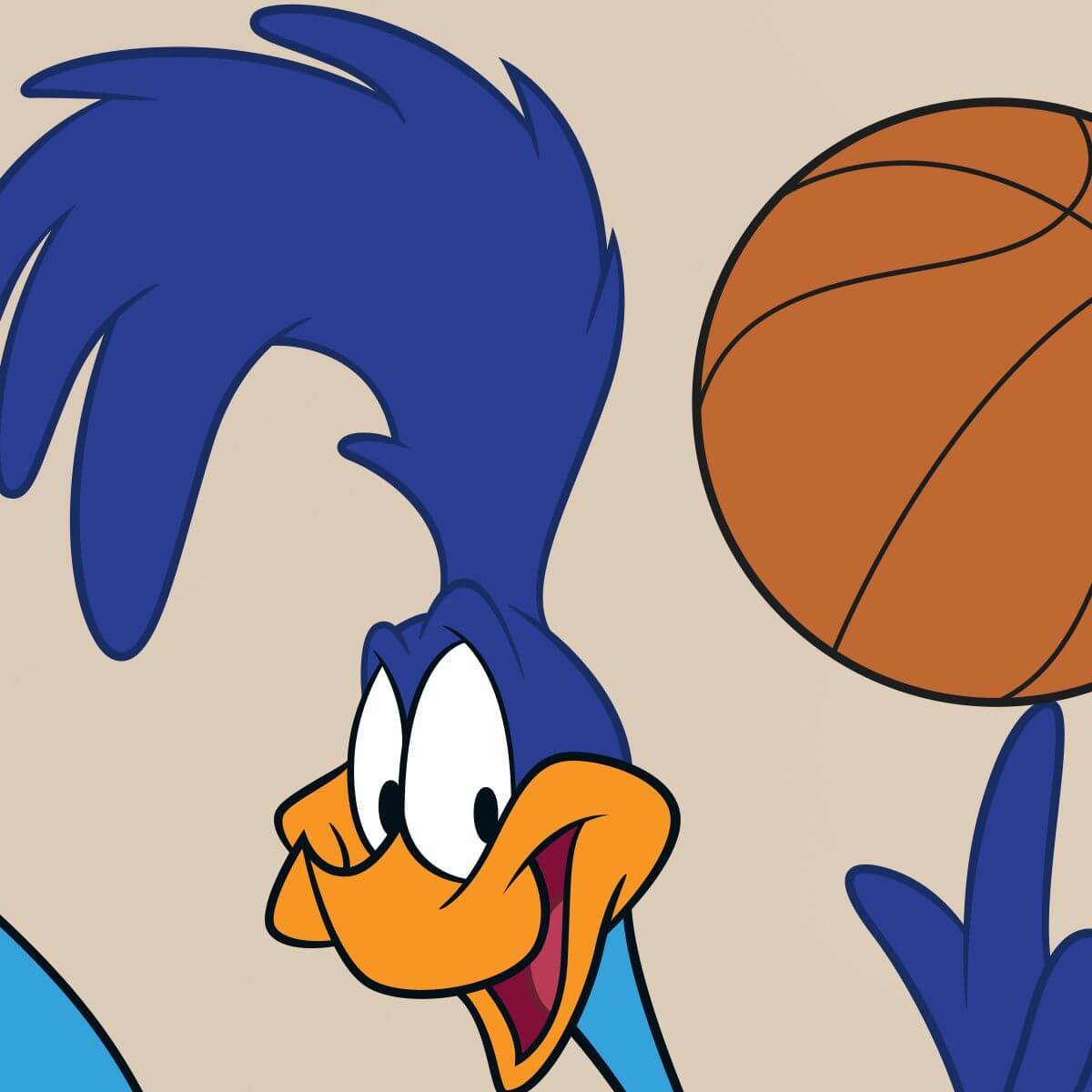 Kismet Decals Space Jam: A New Legacy Road Runner Licensed Wall Sticker - Easy DIY Looney Tunes Home & Room Decor - Kismet Decals