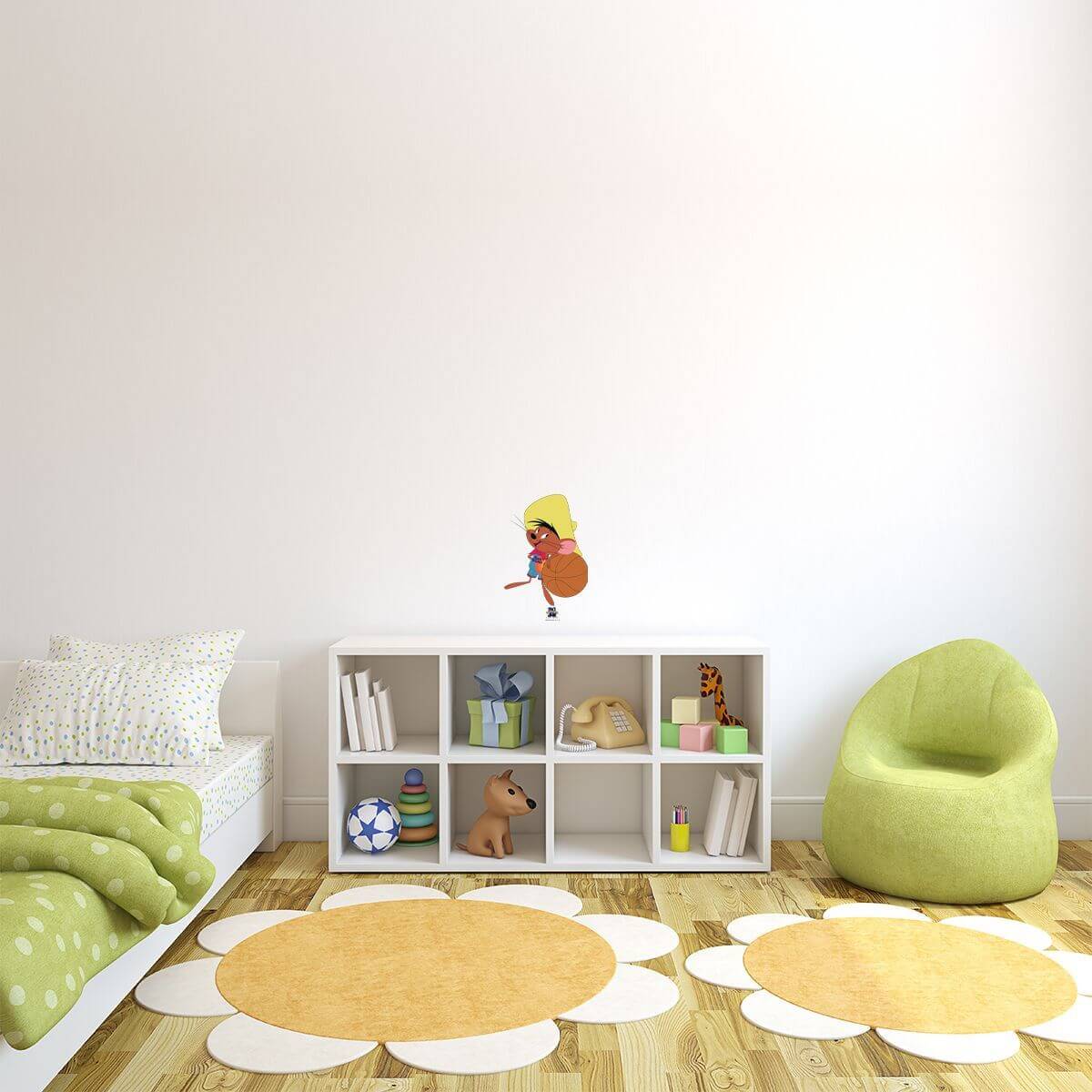 Kismet Decals Space Jam: A New Legacy Speedy Gonzales Licensed Wall Sticker - Easy DIY Looney Tunes Home & Room Decor - Kismet Decals