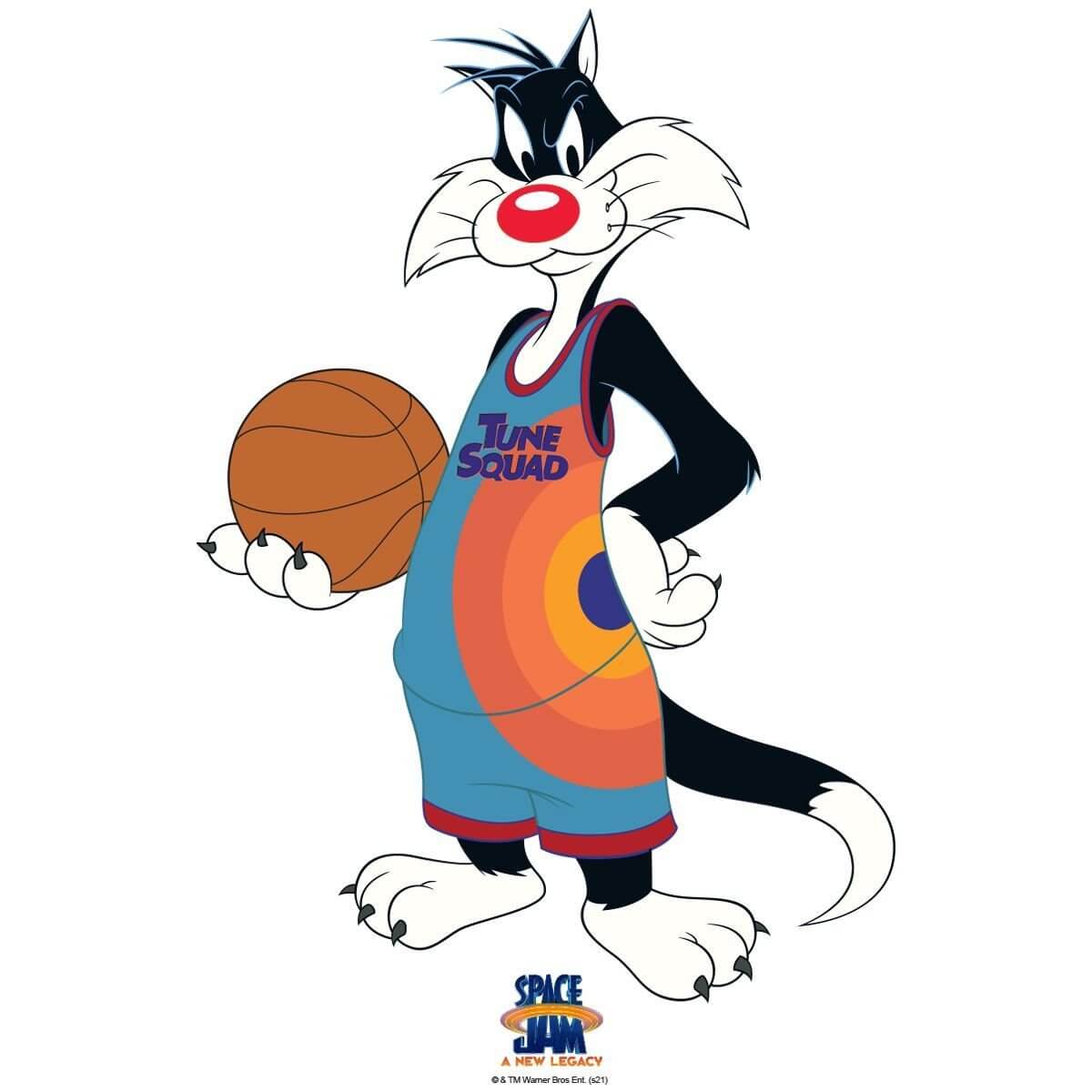 Kismet Decals Space Jam: A New Legacy Sylvester the Cat Licensed Wall Sticker - Easy DIY Looney Tunes Home & Room Decor - Kismet Decals