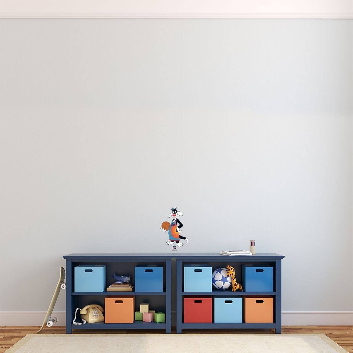 Kismet Decals Space Jam: A New Legacy Sylvester the Cat Licensed Wall Sticker - Easy DIY Looney Tunes Home & Room Decor - Kismet Decals