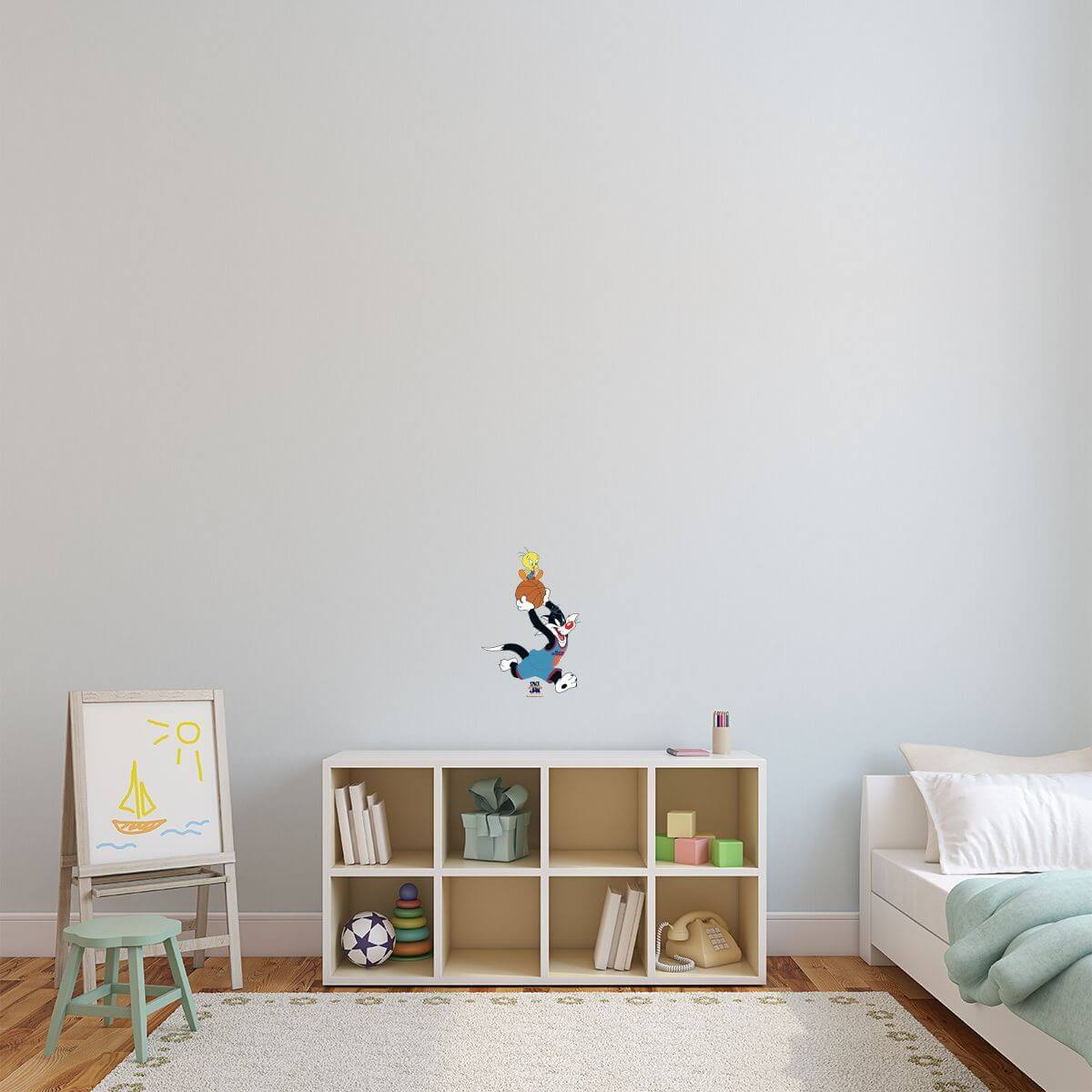 Kismet Decals Space Jam: A New Legacy Sylvester & Tweety Licensed Wall Sticker - Easy DIY Looney Tunes Home & Room Decor - Kismet Decals