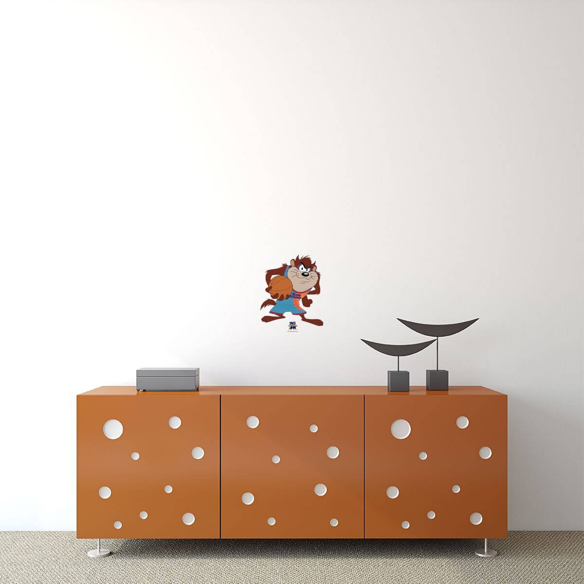 Kismet Decals Space Jam: A New Legacy Taz the Devil Licensed Wall Sticker - Easy DIY Looney Tunes Home & Room Decor - Kismet Decals