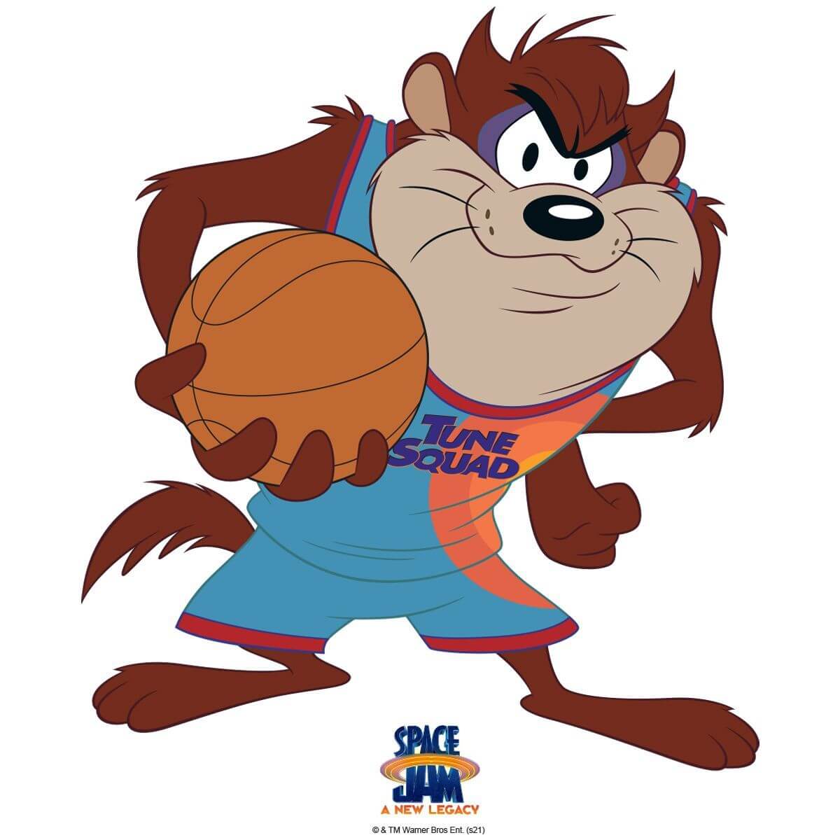 Kismet Decals Space Jam: A New Legacy Taz the Devil Licensed Wall Sticker - Easy DIY Looney Tunes Home & Room Decor - Kismet Decals
