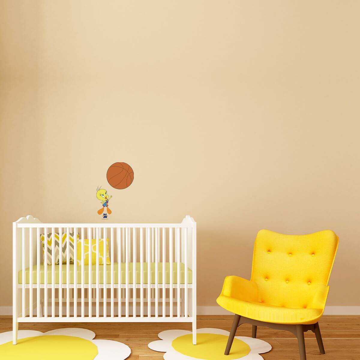 Kismet Decals Space Jam: A New Legacy Tweety Bird Licensed Wall Sticker - Easy DIY Looney Tunes Home & Room Decor - Kismet Decals