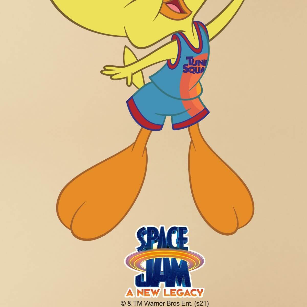 Kismet Decals Space Jam: A New Legacy Tweety Bird Licensed Wall Sticker - Easy DIY Looney Tunes Home & Room Decor - Kismet Decals
