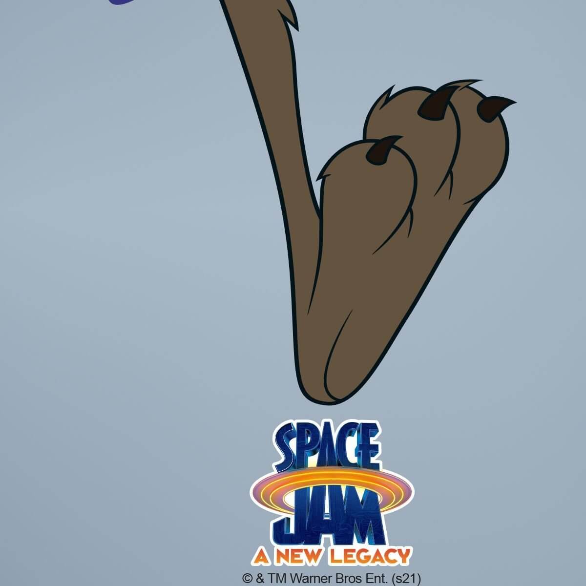 Kismet Decals Space Jam: A New Legacy Wile E. Coyote Licensed Wall Sticker - Easy DIY Looney Tunes Home & Room Decor - Kismet Decals