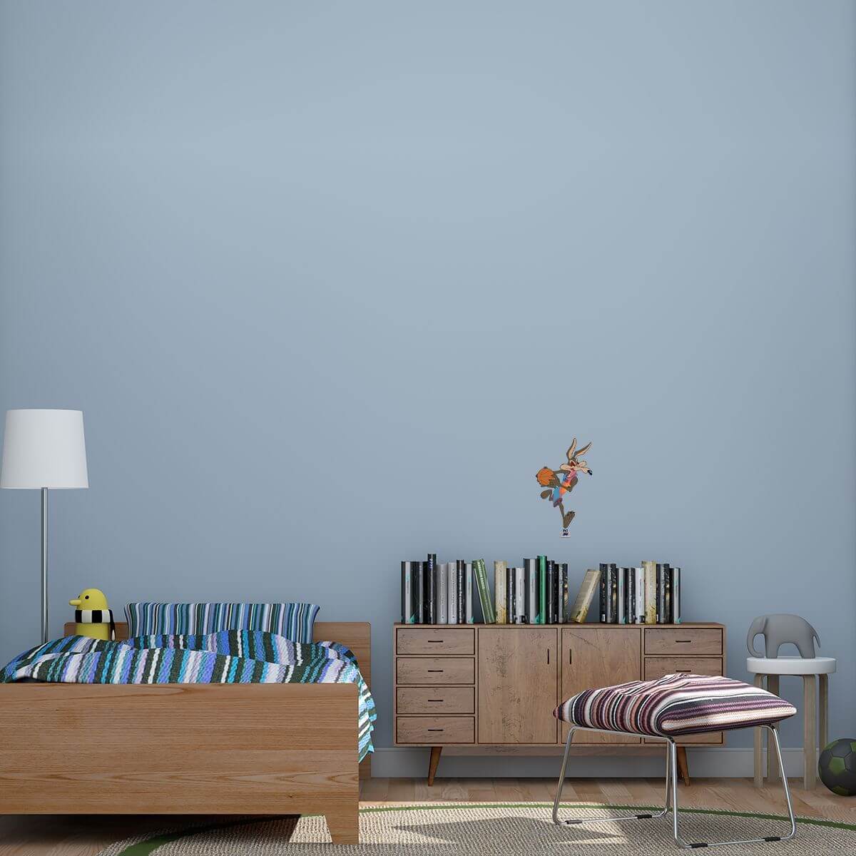Kismet Decals Space Jam: A New Legacy Wile E. Coyote Licensed Wall Sticker - Easy DIY Looney Tunes Home & Room Decor - Kismet Decals