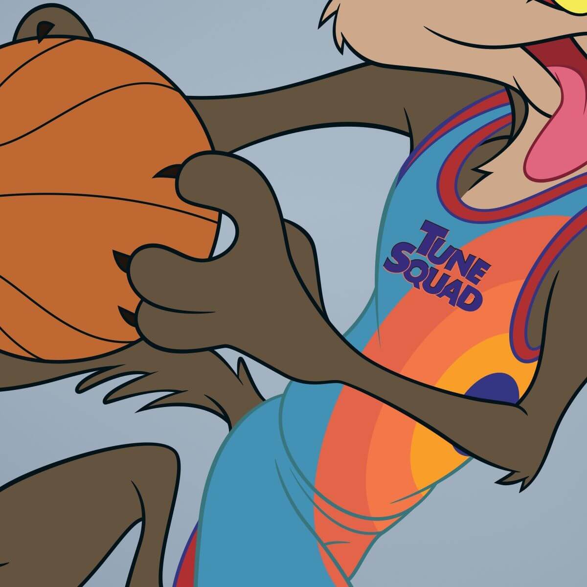Kismet Decals Space Jam: A New Legacy Wile E. Coyote Licensed Wall Sticker - Easy DIY Looney Tunes Home & Room Decor - Kismet Decals