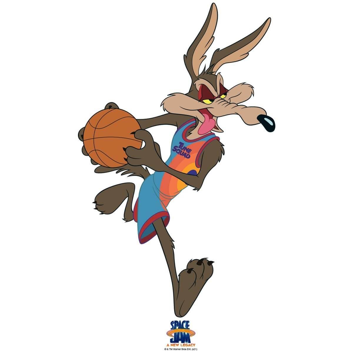 Kismet Decals Space Jam: A New Legacy Wile E. Coyote Licensed Wall Sticker - Easy DIY Looney Tunes Home & Room Decor - Kismet Decals