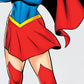 Kismet Decals Supergirl of Krytpon Licensed Wall Sticker - Easy DIY Justice League Home & Room Decor Wall Art - Kismet Decals