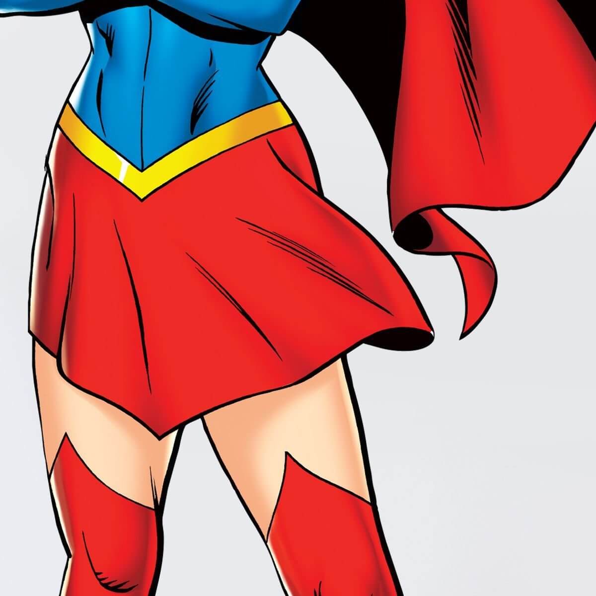 Kismet Decals Supergirl of Krytpon Licensed Wall Sticker - Easy DIY Justice League Home & Room Decor Wall Art - Kismet Decals