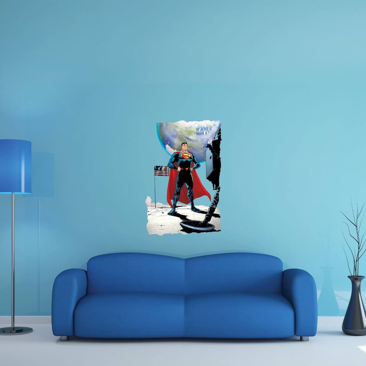 Kismet Decals Superman #6 Rebirth Comic Cover Series Licensed Wall Sticker - Easy DIY Home & Room Decor Wall Art - Kismet Decals