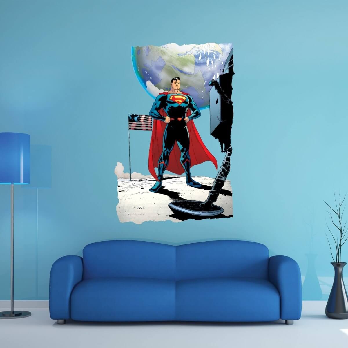 Kismet Decals Superman #6 Rebirth Comic Cover Series Licensed Wall Sticker - Easy DIY Home & Room Decor Wall Art - Kismet Decals