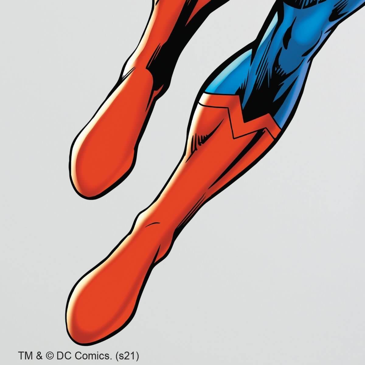 Kismet Decals Superman Air Attack Licensed Wall Sticker - Easy DIY Justice League Home & Room Decor Wall Art - Kismet Decals