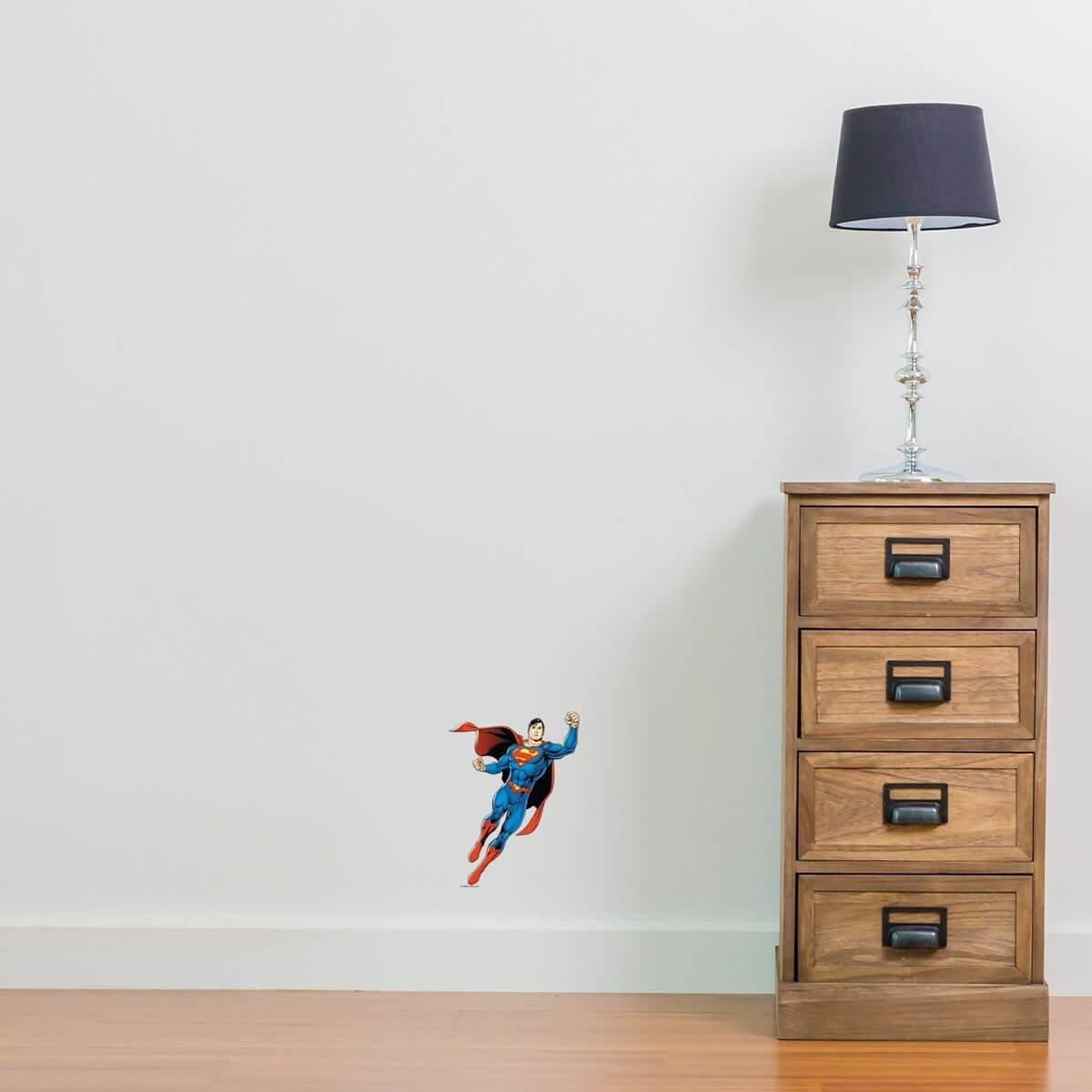 Kismet Decals Superman Air Attack Licensed Wall Sticker - Easy DIY Justice League Home & Room Decor Wall Art - Kismet Decals
