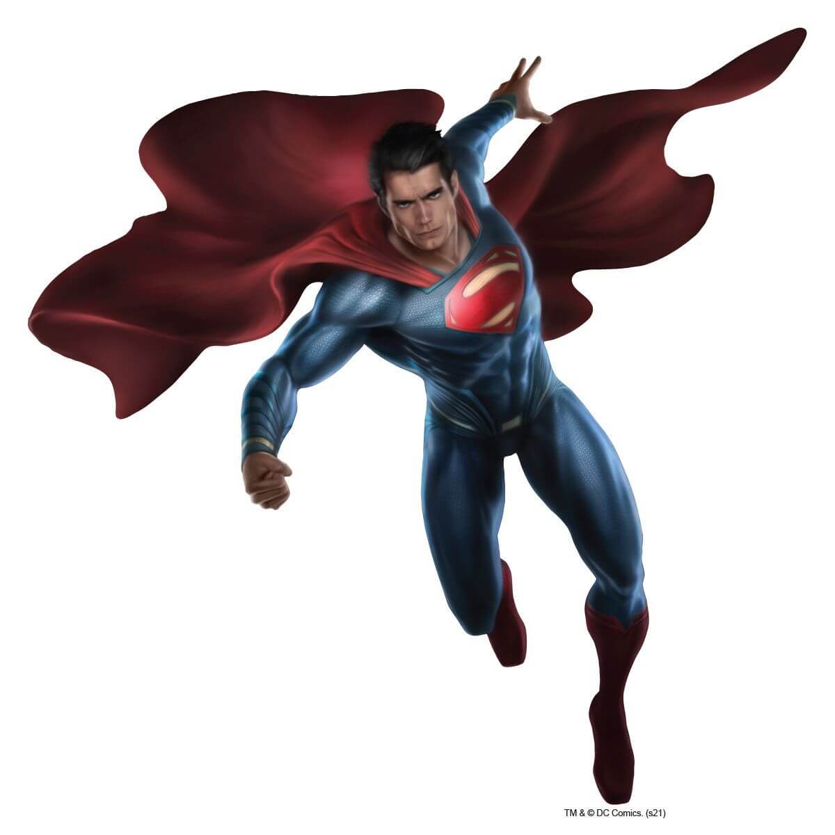 Kismet Decals Superman Charge Attack Licensed Wall Sticker - Easy DIY Justice League Home & Room Decor Wall Art - Kismet Decals