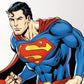 Kismet Decals Superman Combat Ready Licensed Wall Sticker - Easy DIY Justice League Home & Room Decor Wall Art - Kismet Decals