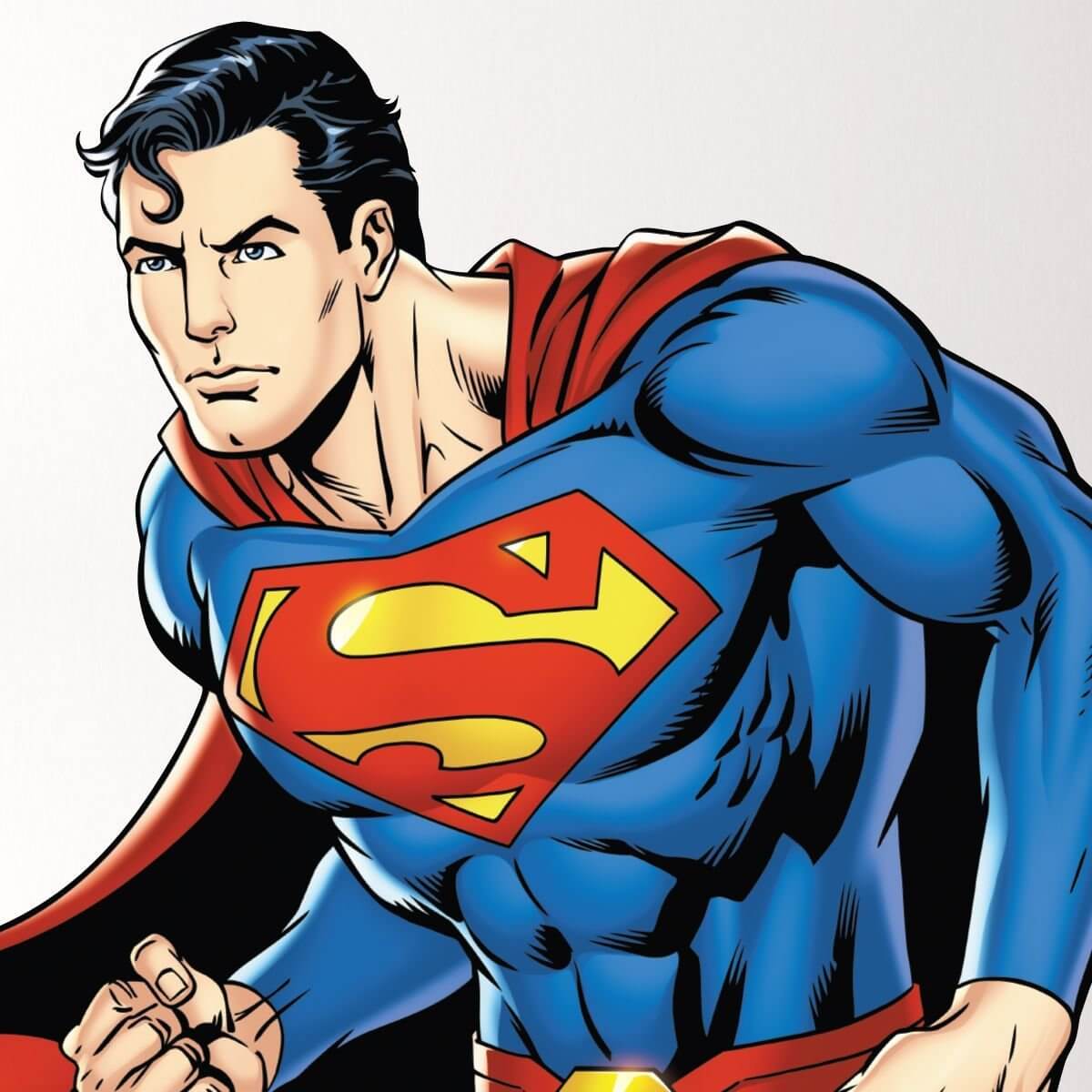 Kismet Decals Superman Combat Ready Licensed Wall Sticker - Easy DIY Justice League Home & Room Decor Wall Art - Kismet Decals