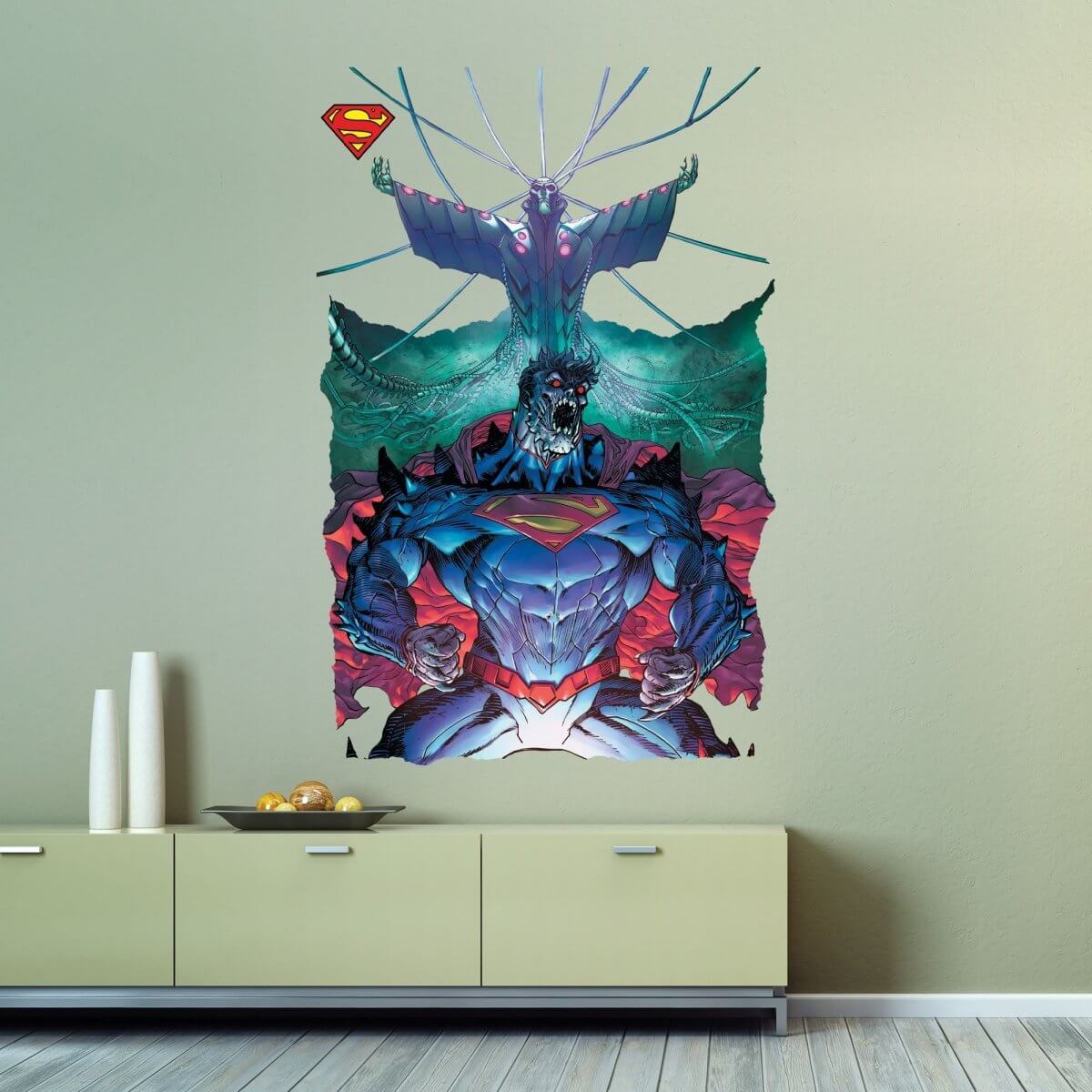 Kismet Decals Superman: Doomed #2 Comic Cover Series Licensed Wall Sticker - Easy DIY Home & Room Decor Wall Art - Kismet Decals
