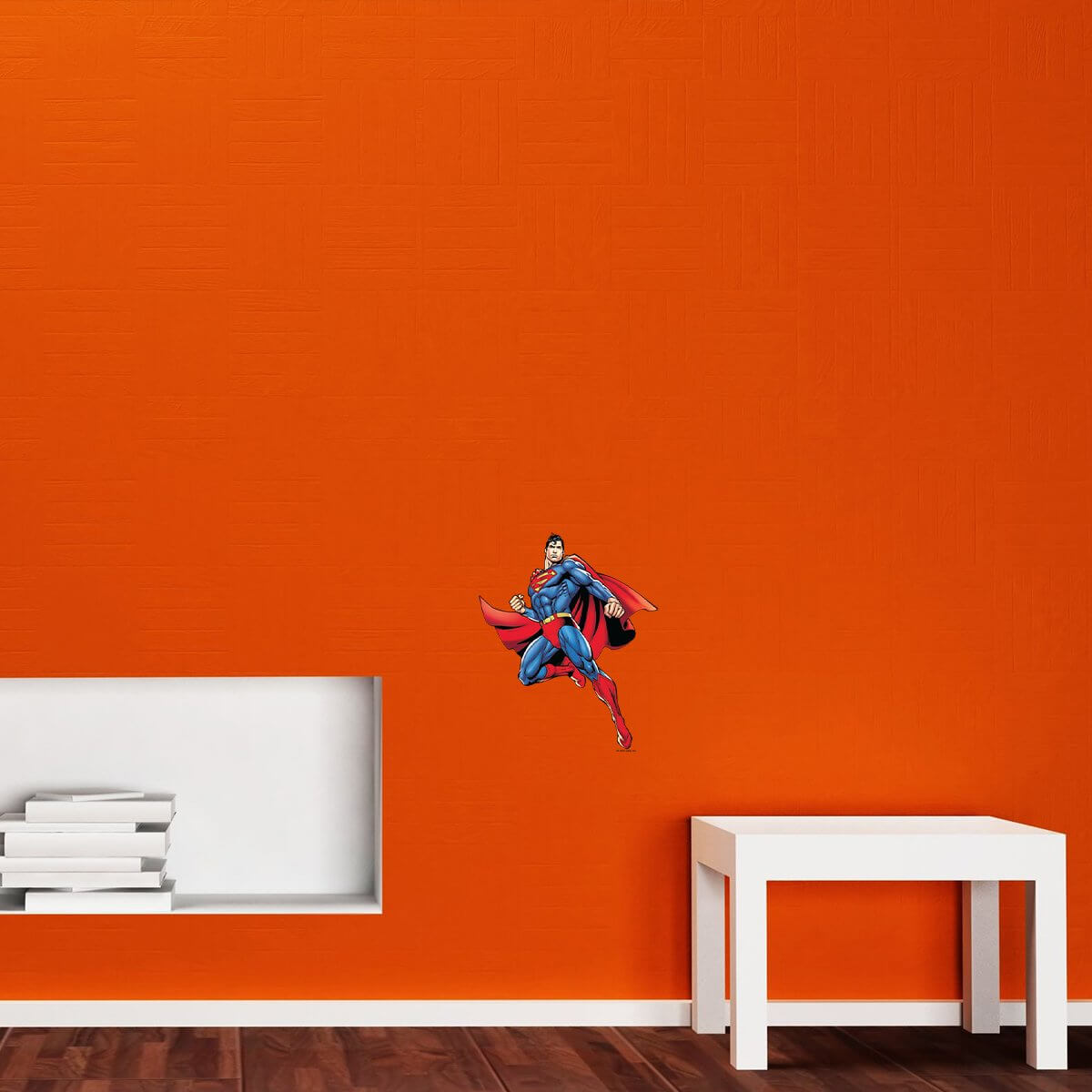 Kismet Decals Superman Flight Battle Stance 1 Licensed Wall Sticker - Easy DIY Superman Core Home & Room Decor Wall Art - Kismet Decals