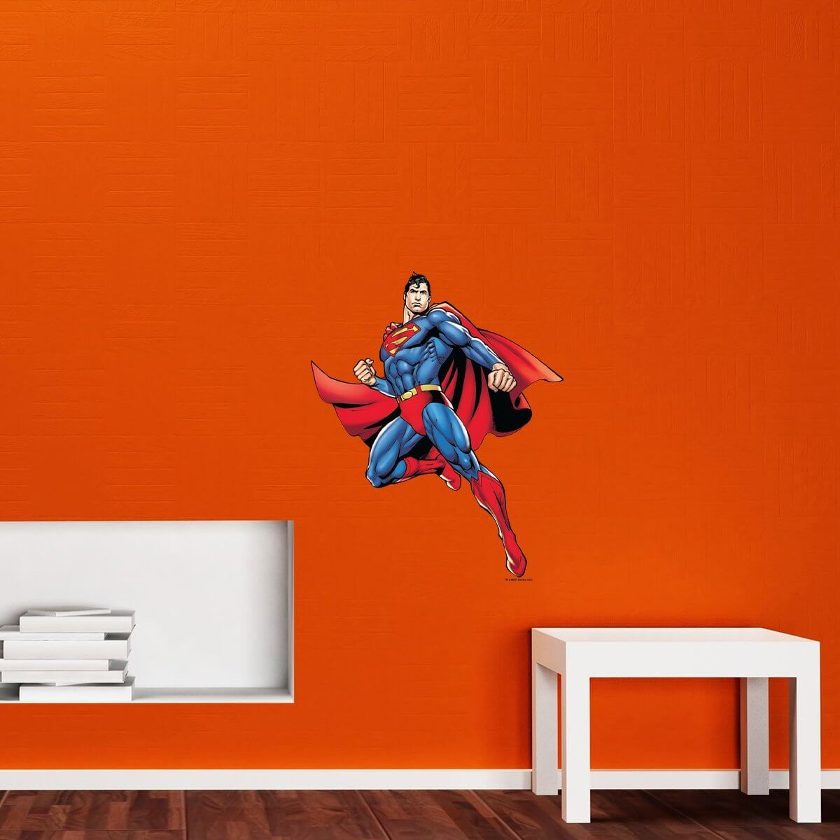 Kismet Decals Superman Flight Battle Stance 1 Licensed Wall Sticker - Easy DIY Superman Core Home & Room Decor Wall Art - Kismet Decals