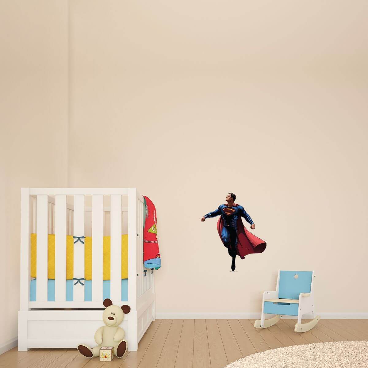 Kismet Decals Superman Invincible Licensed Wall Sticker - Easy DIY Justice League Home & Room Decor Wall Art - Kismet Decals