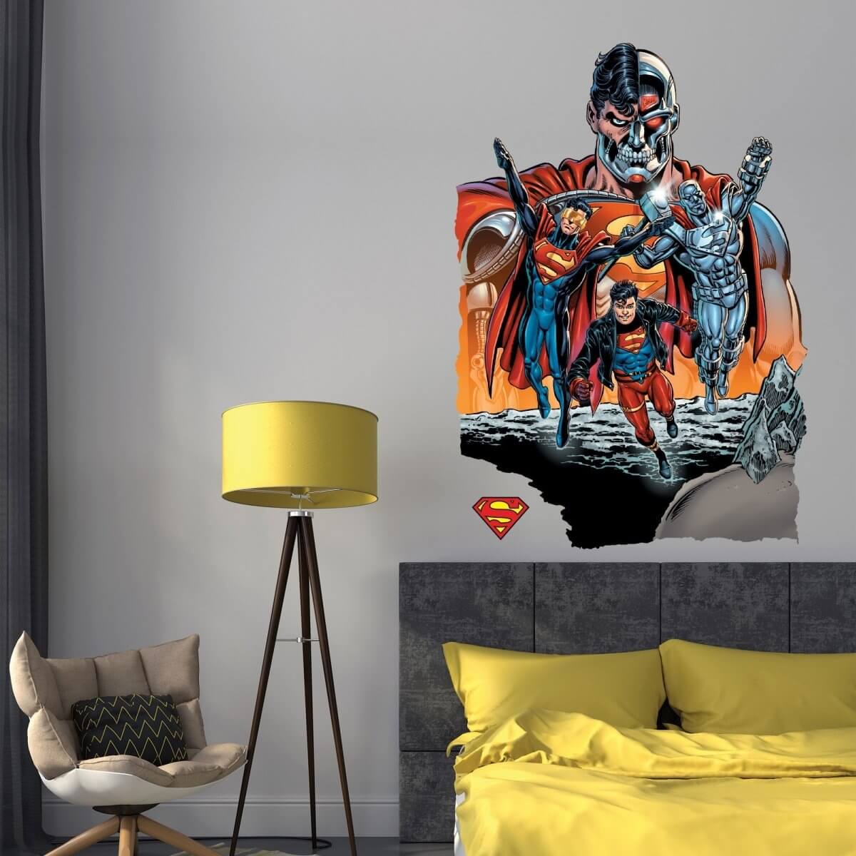 Kismet Decals Superman Reign of the Supermen Comic Cover Series Licensed Wall Sticker - DIY Home & Room Decor Wall Art - Kismet Decals
