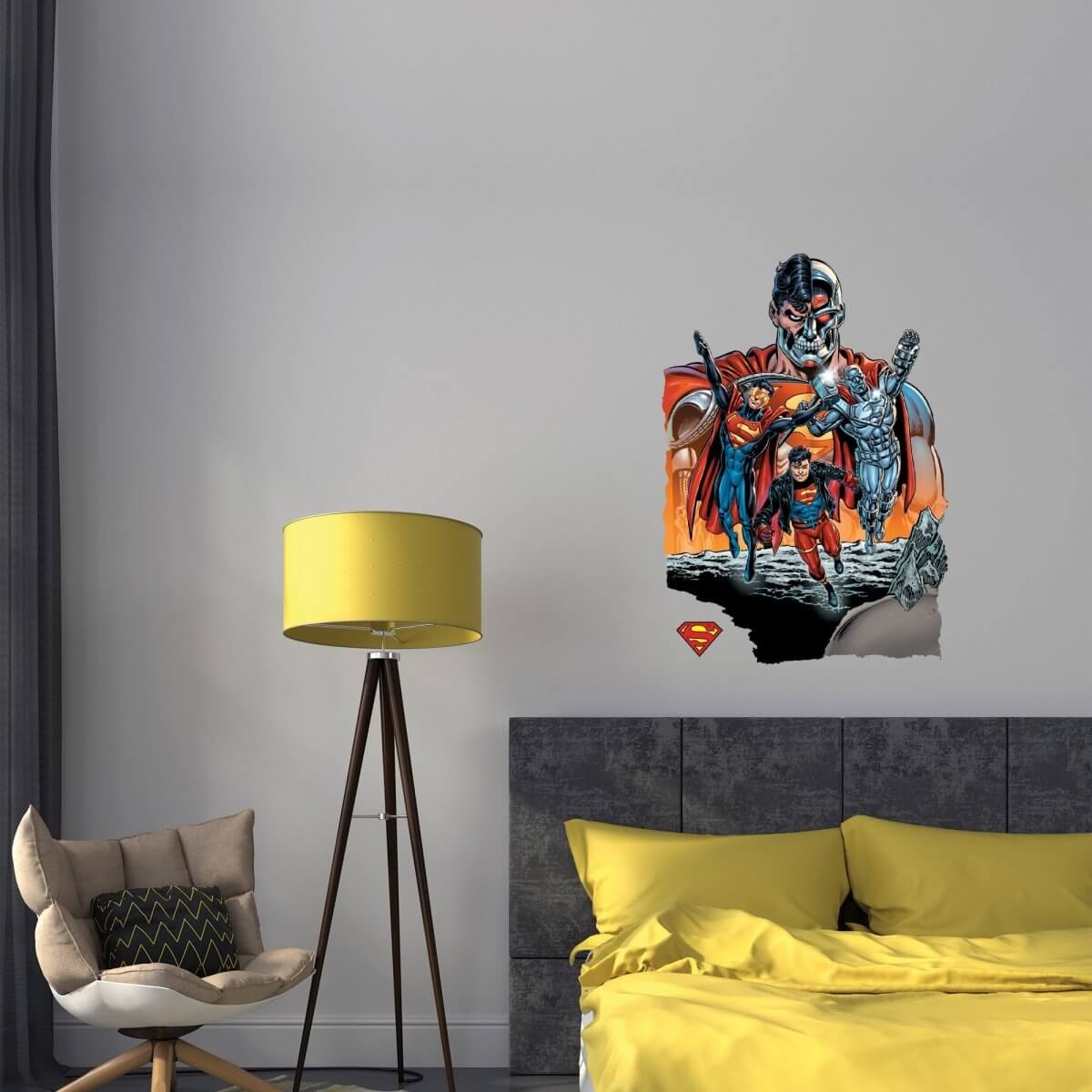 Kismet Decals Superman Reign of the Supermen Comic Cover Series Licensed Wall Sticker - DIY Home & Room Decor Wall Art - Kismet Decals