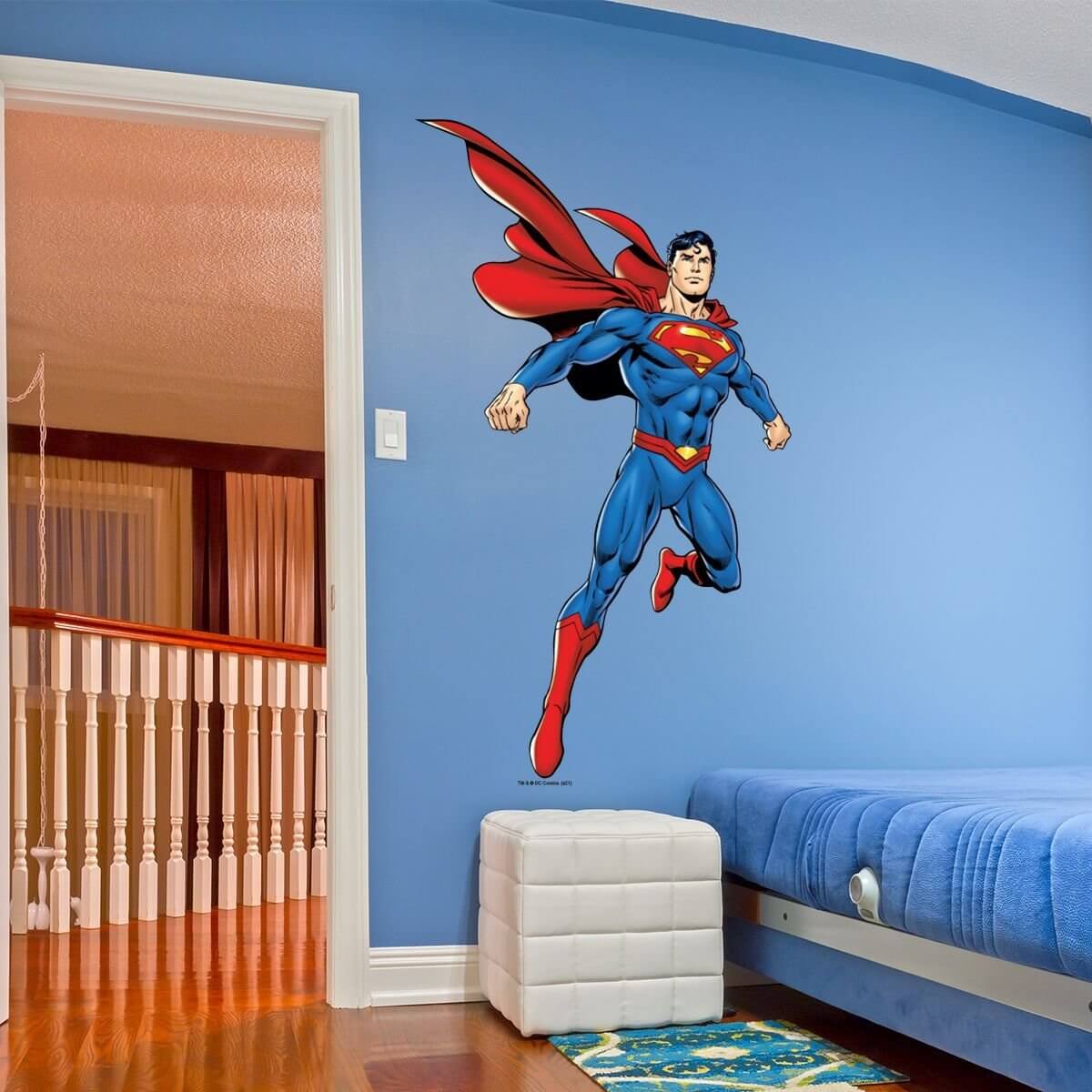 Kismet Decals Superman Super Senses Licensed Wall Sticker - Easy DIY Justice League Home & Room Decor Wall Art - Kismet Decals