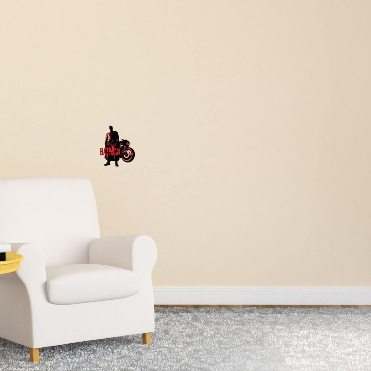 Kismet Decals The Batman 2022 & Batcycle battle ready Licensed Wall Sticker - Easy DIY Home & Kids Room Decor Wall Decal Art - Kismet Decals