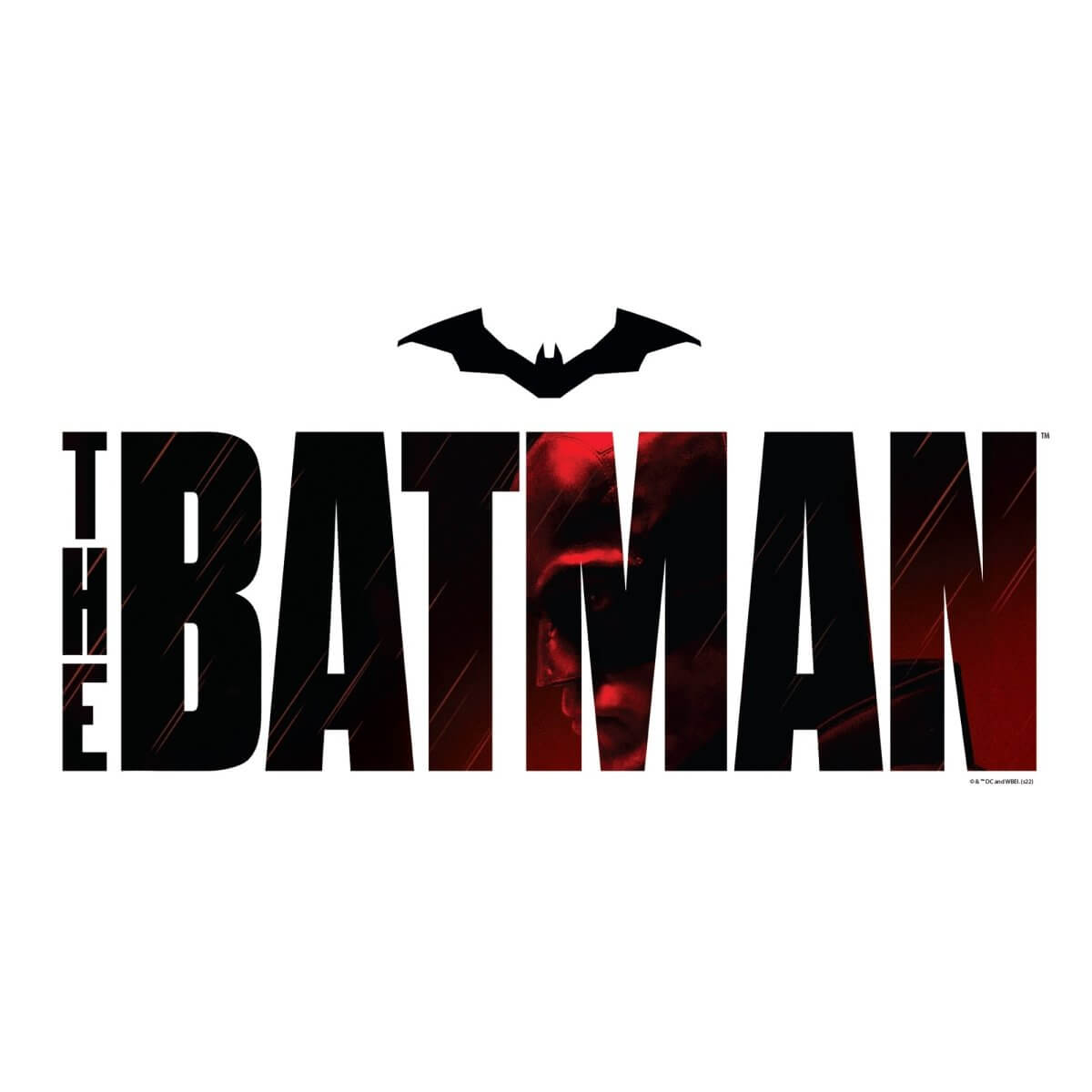 Kismet Decals The Batman 2022 Title Logo Licensed Wall Sticker - Easy DIY Home & Kids Room Decor Wall Decal Art - Kismet Decals