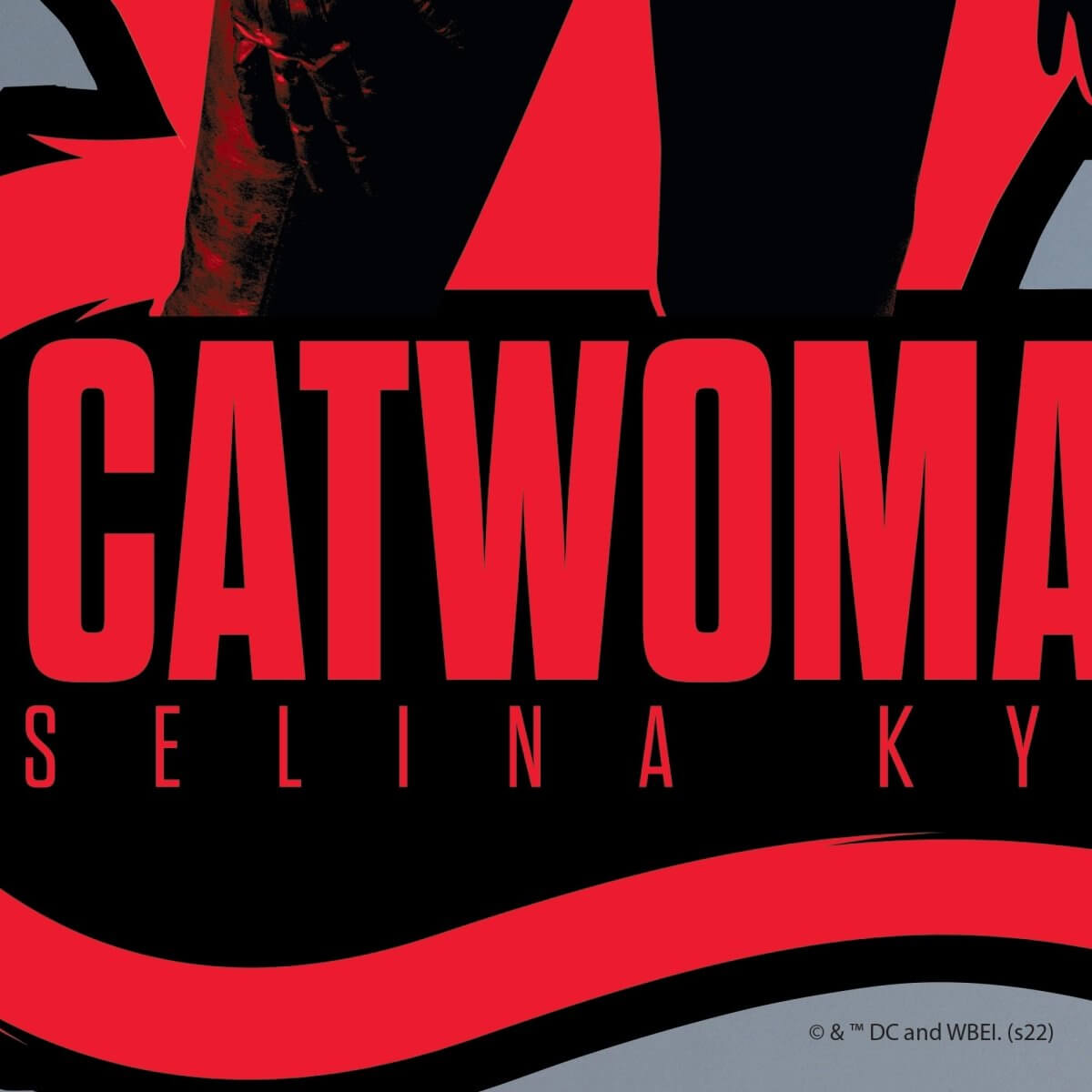 Kismet Decals The Batman Catwoman Black & Red Licensed Wall Sticker - Easy DIY Home & Kids Room Decor Wall Decal Art - Kismet Decals